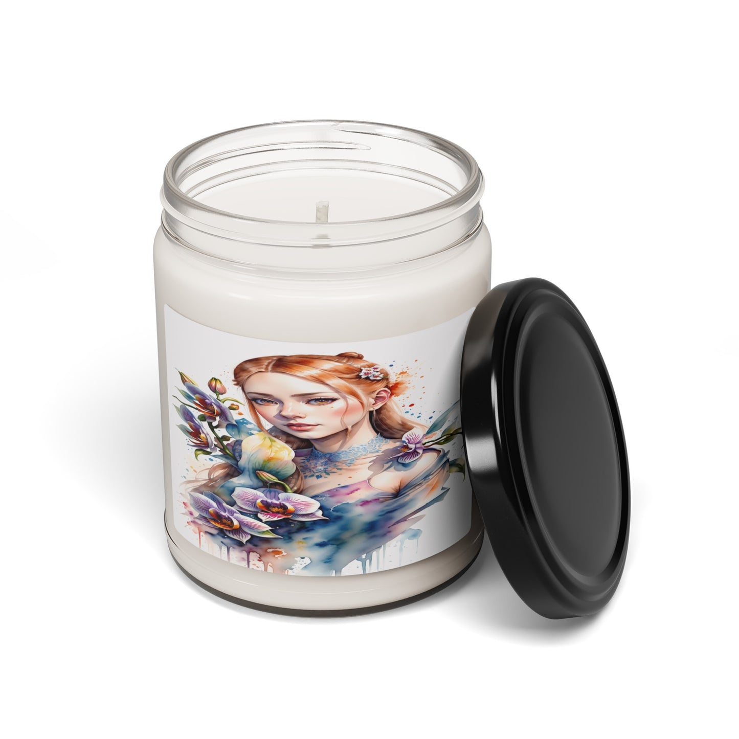 Sea Salt + Orchid Scented Soy Candle