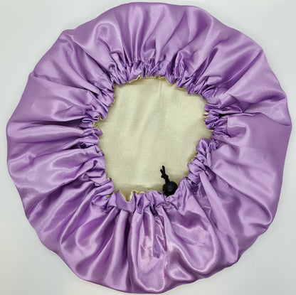 Coililocks Purple Satin Bonnet