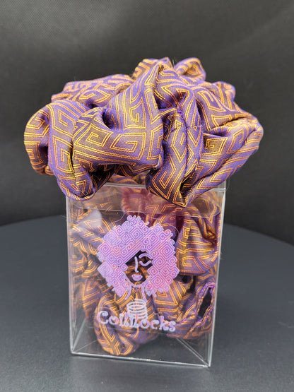 Coililocks 100% Mulberry Silk Large Fluffy Scrunchies